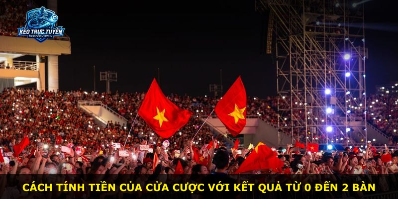 Cách tính tiền của cửa cược với kết quả từ 0 đến 2 bàn