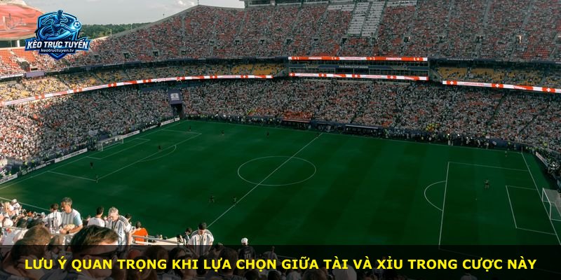 Lưu ý quan trọng khi lựa chọn giữa tài và xỉu trong cược này